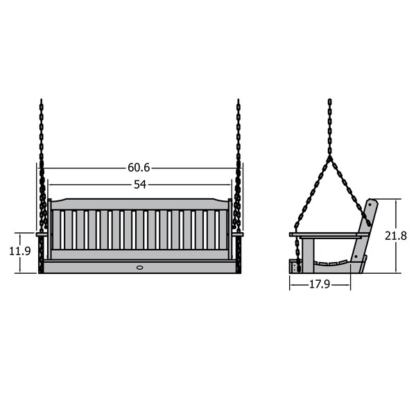 Lehigh Porch Swing 5ft